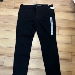 Old Navy Black Slim Straight Jeans 18 Long